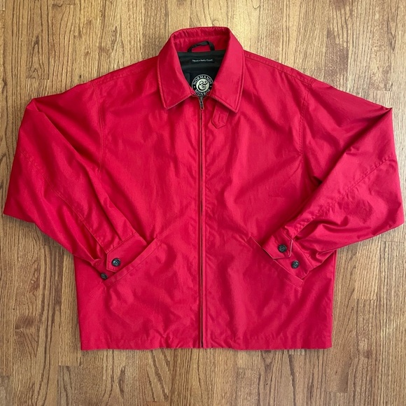 Normandy & Monroe Ventile cotton waterproof and wind proof red jacket size XL